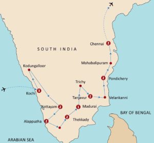TourMap Footsteps of St.Thomas