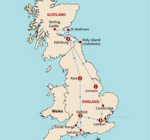 TourMap of Christian Heritage of Great Britain
